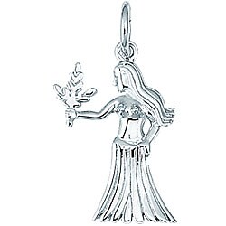 Sterling Silver Virgo Zodiac Charm
