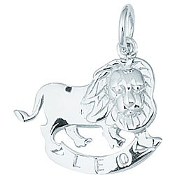 Sterling Silver Leo Lion Charm