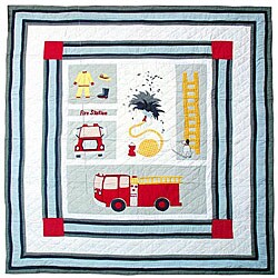 'Fire Truck' Queen-size Quilt