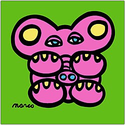 Marco 'Earl the Elephant' Framed Canvas Art