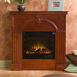 Luxemburg Classic Mahogany Electric Fireplace