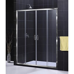 DreamLine Vision Sliding Shower Doors with Tray