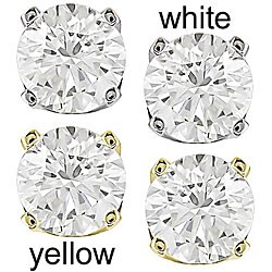 14k Gold 3/4ct TDW Round Value Diamond Stud Earrings (J-K, I2-I3)