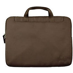 Pinder Bags THIN XS Nylon Laptop Bag-Dark Chocolate