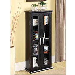 Wood 41-inch Media StorageTower