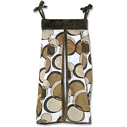 Geo Brown Diaper Stacker