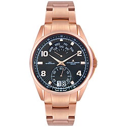 Jacques Lemans Men's Geneve Rose Goldplated Watch