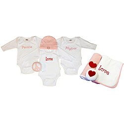 Tadpoles Peace Love and Happiness 8-piece Gift Set