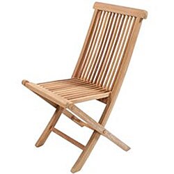 Teak Folding Side Chair