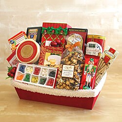 Santa's Snacks Gift Basket