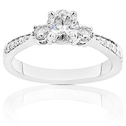 14k Gold 3/4ct TDW Diamond Engagement Ring (H-I, I1-I2)