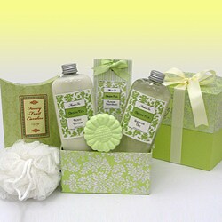 Green Tea Day Spa Gift Basket