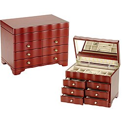 Large Cherry Multi-drawer Jewelry Box