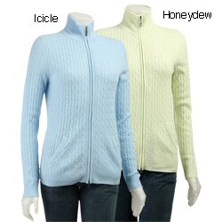 Tehama Women's Cashmere Zip-up Sweater