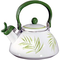 Corelle Bamboo Leaf Whistling Tea Kettle