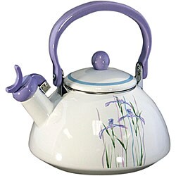 Corelle Shadow Iris Whistling Tea Kettle