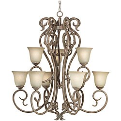 Galicia 9-light Nutmeg Chandelier