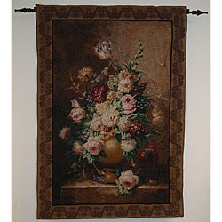 Fiori de Splendor Wall Tapestry with Rod