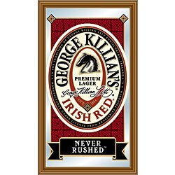 Officially Licensed Beer Mirrors in Wood Frame