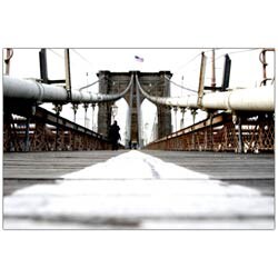 Yale Gurney 'Brooklyn Bridge' Canvas Art