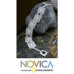Sterling Silver 'Magical Windows' Bracelet (Indonesia)