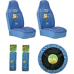 SpongeBob Squarepants 5-piece Auto Accessories Set