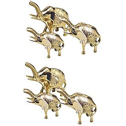 Good Luck Brass Elephant (Set of 6)