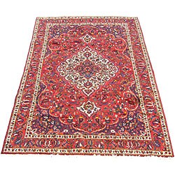Persian Bakhtiari Red Rug (6'8 x 11)