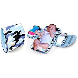 Day Tripper Diaper Bag in Camo Blue.
