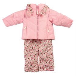 Oshkosh Infant Girl's Pink Snowsuit
