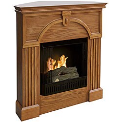 Turin Gel Fuel Corner Fireplace