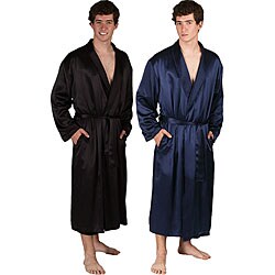 Mystic Clothing Men's Silk/ Cotton Lined Bathrobe