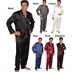 Mystic Clothing Men's Classic Satin Pajamas Set