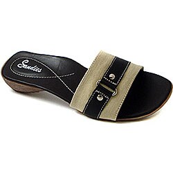 Sandies Women's Apres Roma Linen Golf Sandals