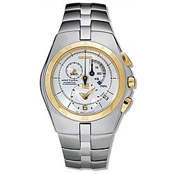 Seiko Men's Goldtone Diamond Watch