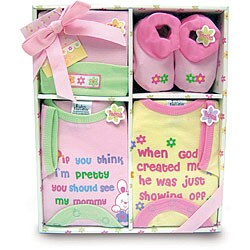 Baby Essentials 4-piece Layette Girls' Gift Set