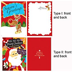 Voice Recorder 6-second Christmas Card (Pack of 5)