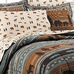 North Woods All Cotton Full-size Bedding Ensemble