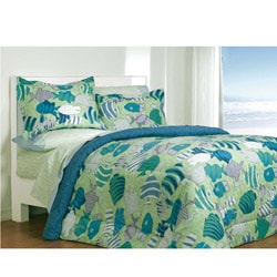 Reef Tropical Fish Pattern Cotton Bedding Ensemble