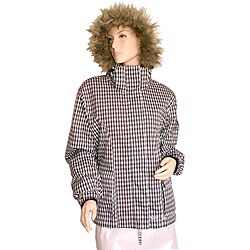 Pulse Women's Houndstooth Black Snowboard Jacket
