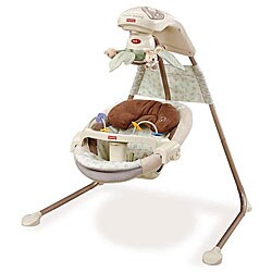 Nature's Touch Papasan Cradle Swing