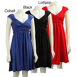 Suzi Chin for Maggy Boutique Women's Ruched Dress
