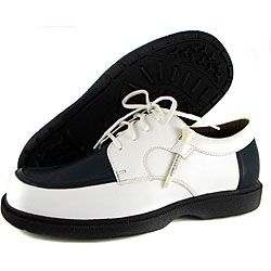 Sandbaggers Ladies 'Joni' Navy/ White Golf Shoes