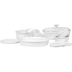 CorningWare French White 10-piece Bakeware Set