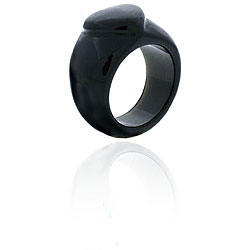 Genuine Onyx Heart Ring