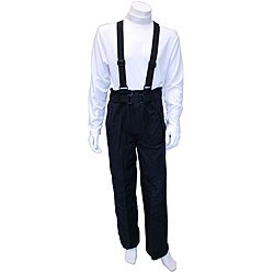 Pulse Men's Black Suspender Snowboard Pants