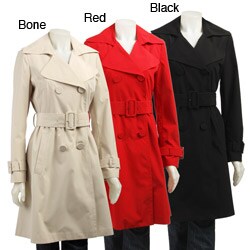 London Fog Women's Double-breasted Trench Coat