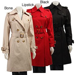London Fog Women's Double-breasted Trench Coat