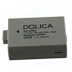 Dolica Canon LPE5 Battery