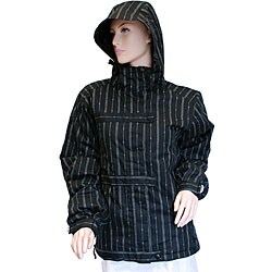 Pulse Women's Black Striped Snowboard Jacket